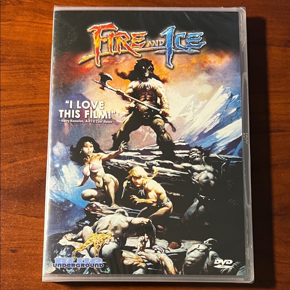 Fire and Ice DVD Brand New Amazing Animation Frazetta Bakshi